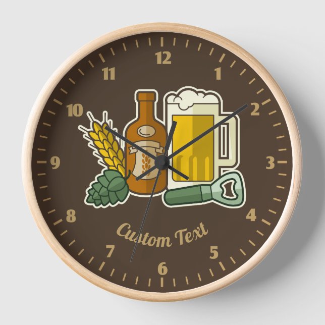 Beer Icons Clock (Front)