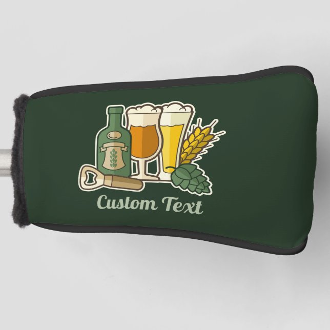 Beer Icons Golf Head Cover (Front)
