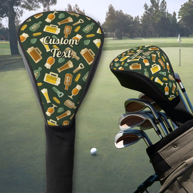 Beer Icons Pattern Golf Head Cover (Creator Uploaded)