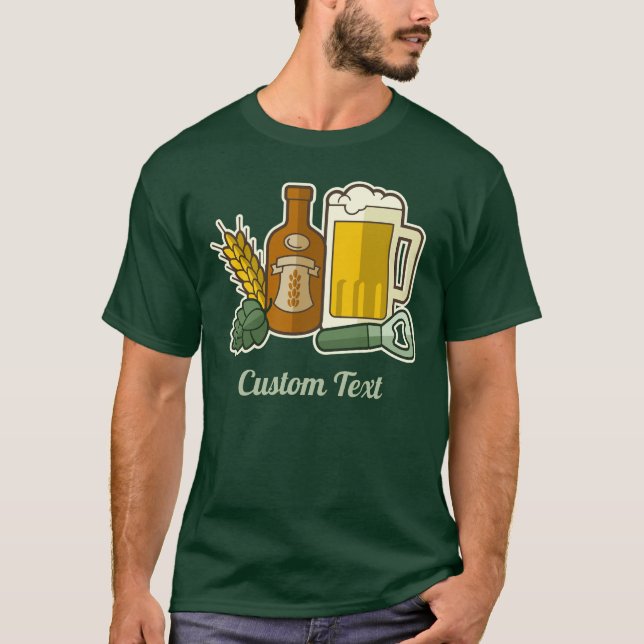 Beer Icons T-Shirt (Front)