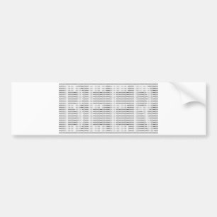 Beer in Binary - ASCII Bumper Sticker