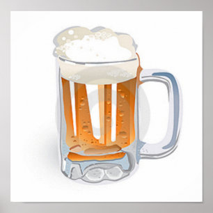 Beer In Mug/Oktoberfest Poster