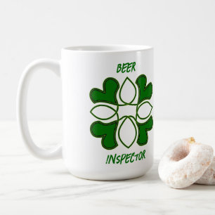 Beer Inspector St Patricks Celtic Cross and Cover Coffee Mug
