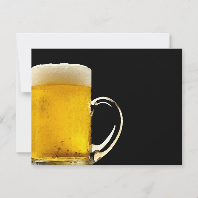 Beer Invitation - Beer Personalised Invites (Front)