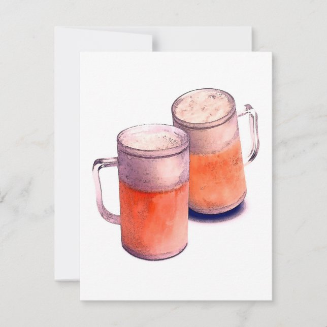 Beer Invitations - Beer Invites (Front)