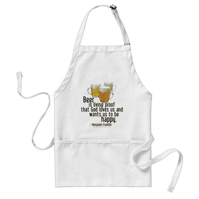Beer is Proof (Franklin) Standard Apron (Front)