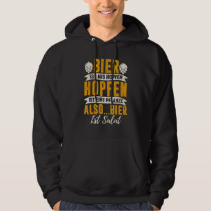 Beer Is Salad Beer Beer Hops Hoodie