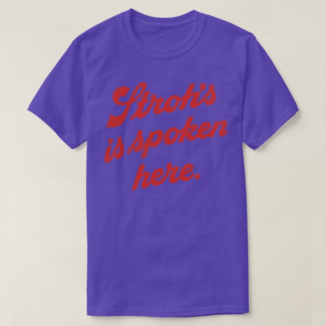 Beer is Spoken Retro Defunct Breweriana T-Shirt (Design Front)
