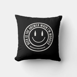 Beer Is The Answer Cushion