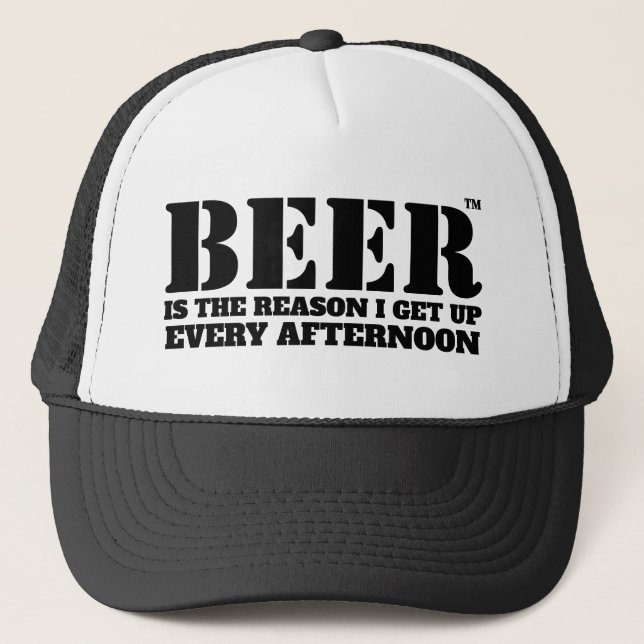 Beer Is The Reason Trucker Hat (Front)