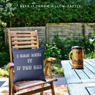 Beer It Throw Pillow