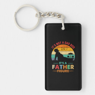 Beer It's Not A Dad Bod It's A Father Figure Beer Key Ring