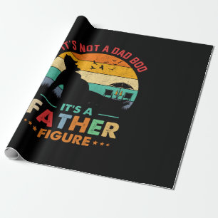 Beer It's Not A Dad Bod It's A Father Figure Beer Wrapping Paper