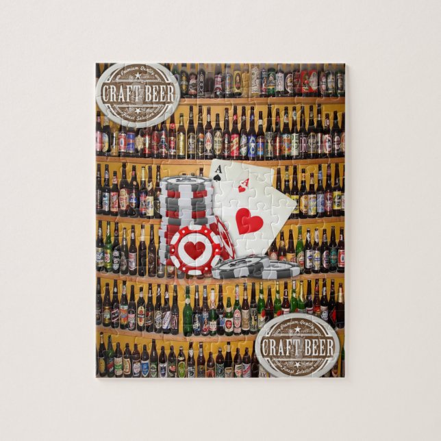 Beer Jigsaw Puzzle Playing Cards (Vertical)