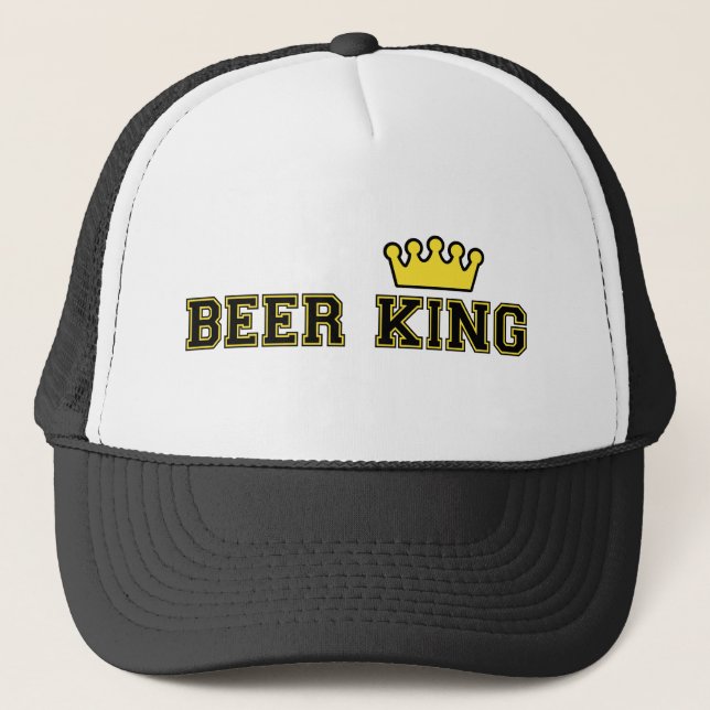 Beer King Hat with crown (Front)