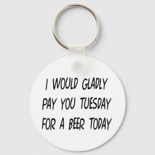 Beer Loan Key Ring