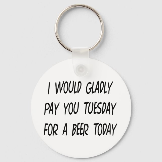 Beer Loan Key Ring (Front)
