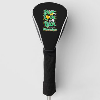 Beer Love And Luck And Shenanigan On St Patricks Golf Head Cover