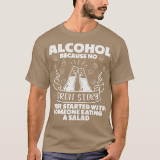 Beer Lover Alcohol Drinking Beer Party Stories T-Shirt