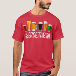 Beer Lover Beergetarian Funny Craft Beer Brewing T-Shirt