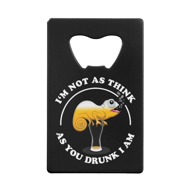Beer Lover Cameleon And Funny Drinking Quote (Front)