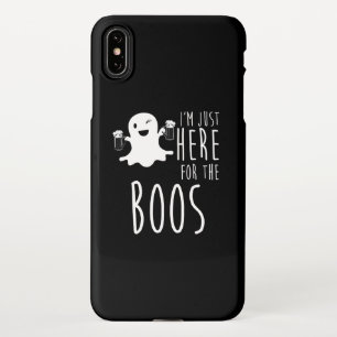 Beer Lover   I'm Just Here For The Boos iPhone XS Max Case