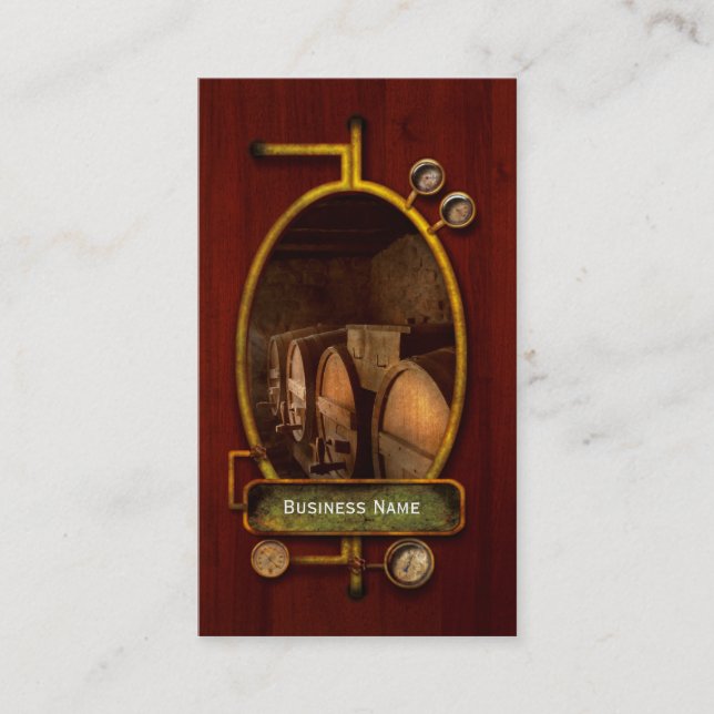 Beer Maker - The brewmasters basement Business Card (Front)