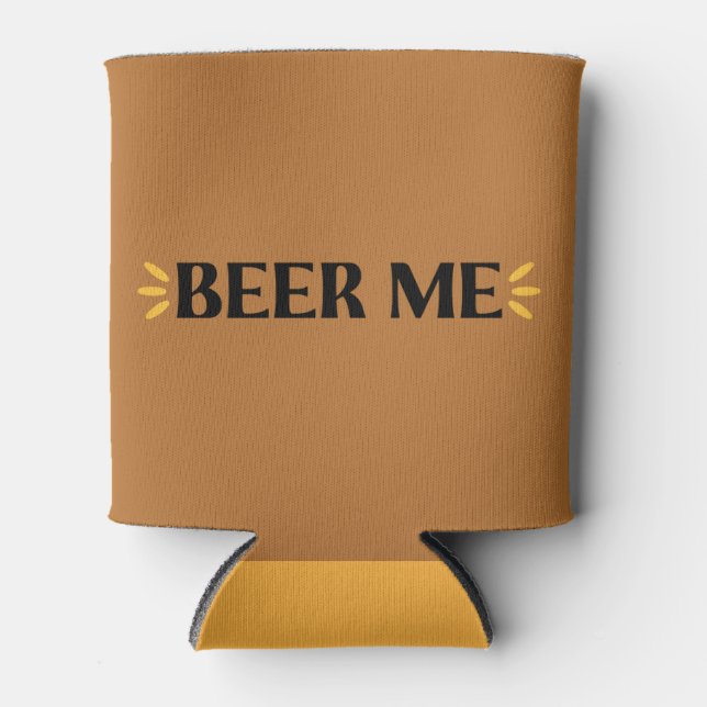 Beer Me | Funny Drinking Can Cooler (Front)
