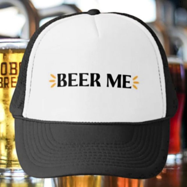 Beer Me | Funny Typography Trucker Hat (Creator Uploaded)
