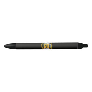 Beer Me It's My 60th Birthday Funny Black Ink Pen