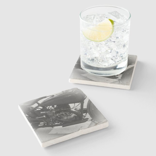 Beer Motorcycle Coaster 1 (Side)