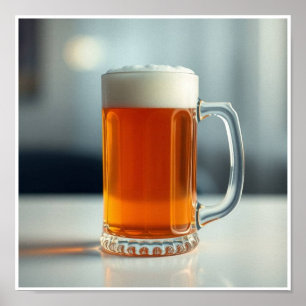 Beer mug poster