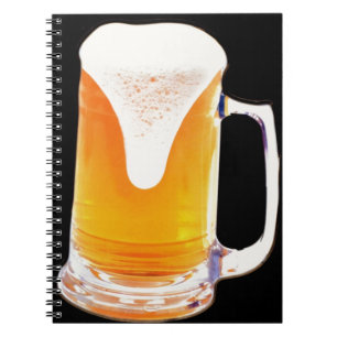 Beer Mug Spiral Notebook