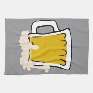 Beer Mug Tea Towel