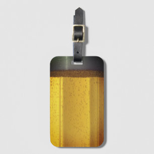 Beer Mug with Bubbles and Foam Luggage Tag