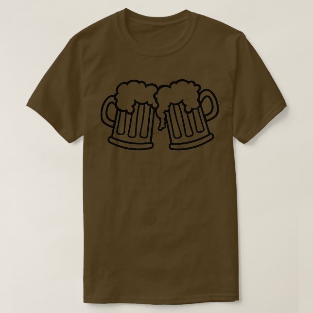 Beer mugs T-Shirt (Design Front)