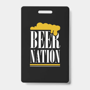 Beer Nation ID Badge