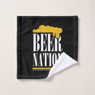 Beer Nation Wash Cloth