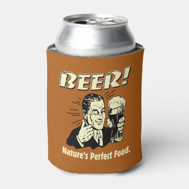Beer: Nature's Perfect Food Can Cooler (Can Front)