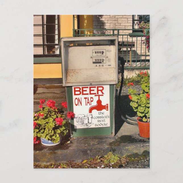 Beer on Tap Postcard (Front)