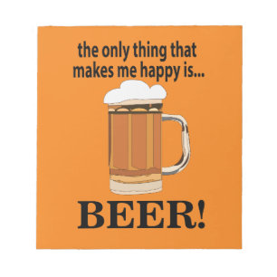 Beer Party Drinking Beer Notepad