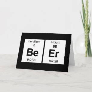 BeEr Periodic Table Card