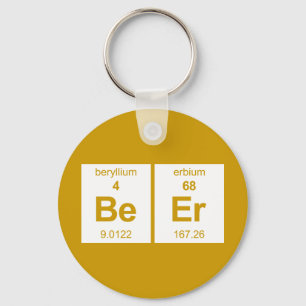 BeEr Periodic Table Key Ring