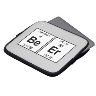 BeEr Periodic Table Laptop Sleeve