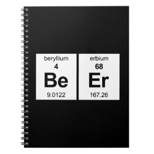 BeEr Periodic Table Spiral Notebook