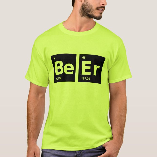 Beer Periodic Table T-Shirt (Front)