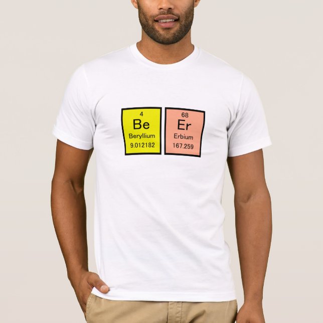 BeEr Periodic Table T-Shirt (Front)