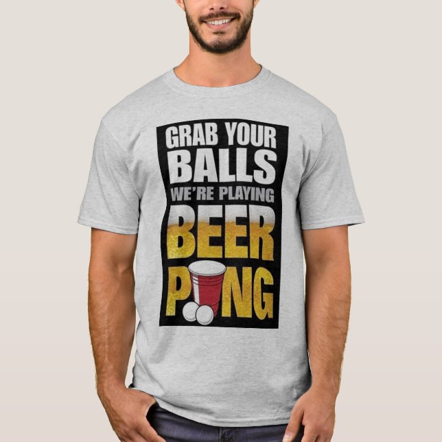 Beer Pong 2 T-Shirt (Front)
