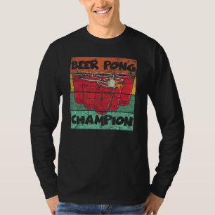 Beer Pong Champion Drinking Challenge T-Shirt