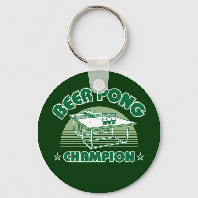 Beer Pong Champion Key Ring (Front)
